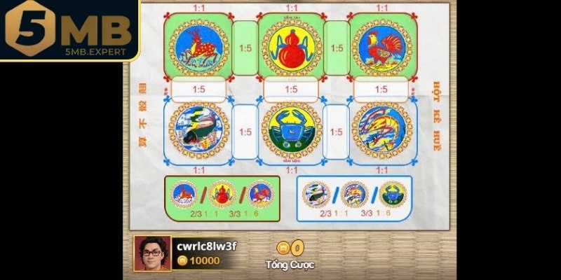 Khám phá chi tiết trò chơi Bầu Cua tại 5MB