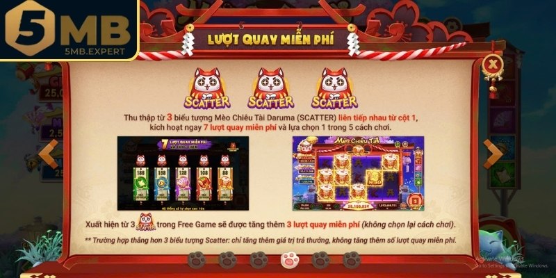 Mèo Chiêu Tài 5MB - Chiến Lược Săn Hũ Lớn Đổi Vận Cực Nhanh 3 Kết hợp vòng quay miễn phí để tăng cơ hội