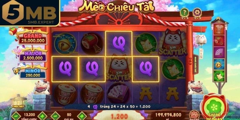 Mèo Chiêu Tài 5MB - Chiến Lược Săn Hũ Lớn Đổi Vận Cực Nhanh 1 Tổng quan về trò chơi mèo chiêu tài 5MB